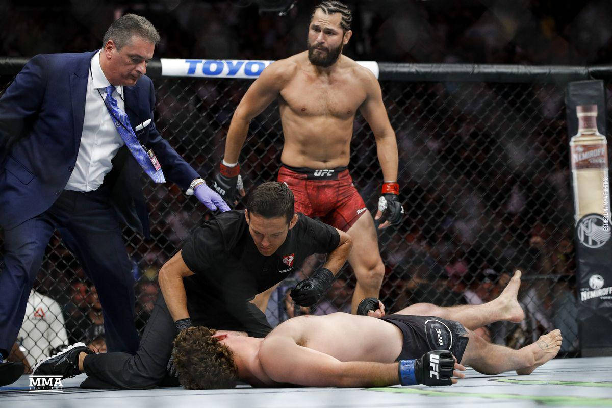 Jorge Masvidal, opponent, referee, SD Desktop Wallpaper