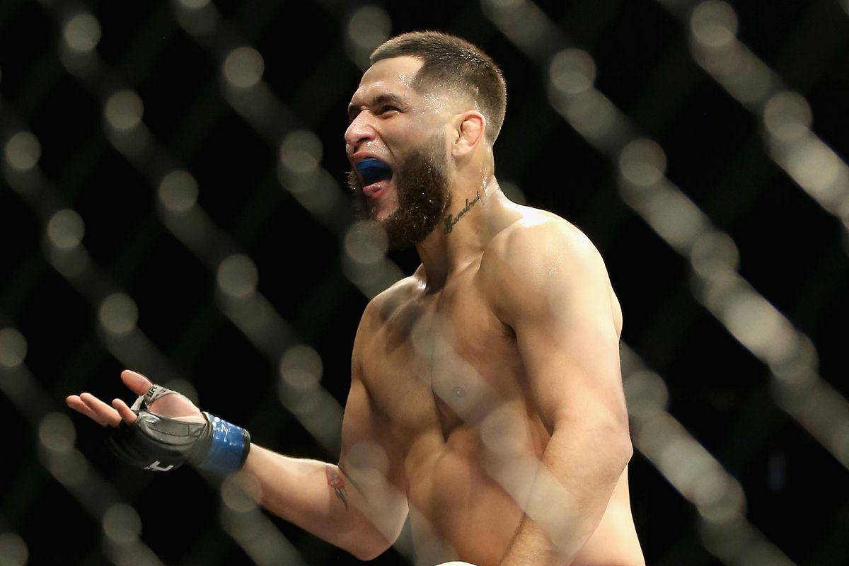 Jorge Masvidal, octagon cage, blue mouthguard, SD Desktop Wallpaper