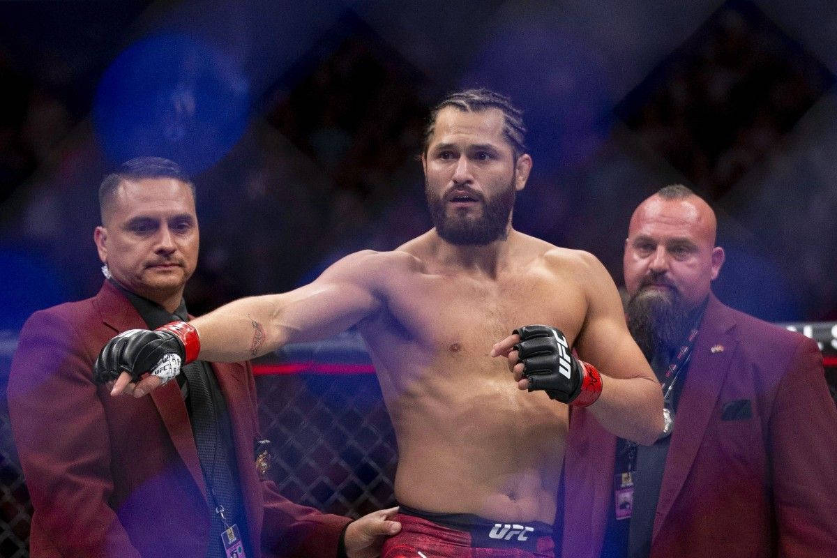 Jorge Masvidal, octagon, arena lights, SD Desktop Wallpaper