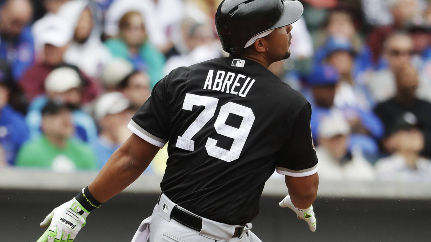 Jose Abreu, number 79, black jersey, HD Desktop Wallpaper