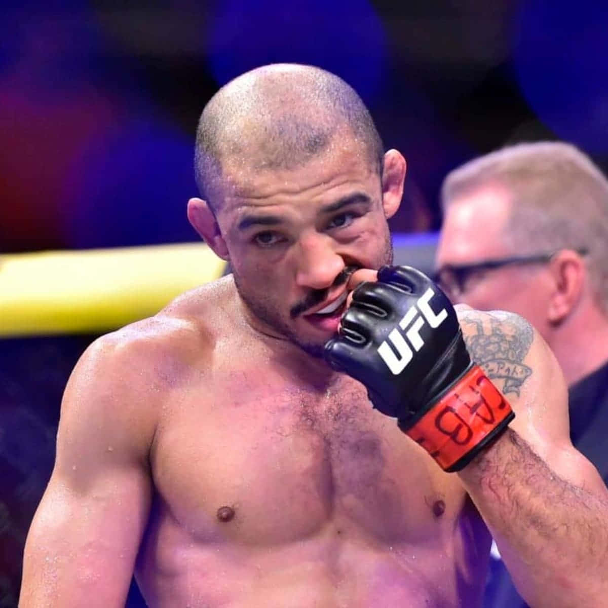 José Aldo, mouth guard, UFC fighter, SD Desktop Wallpaper