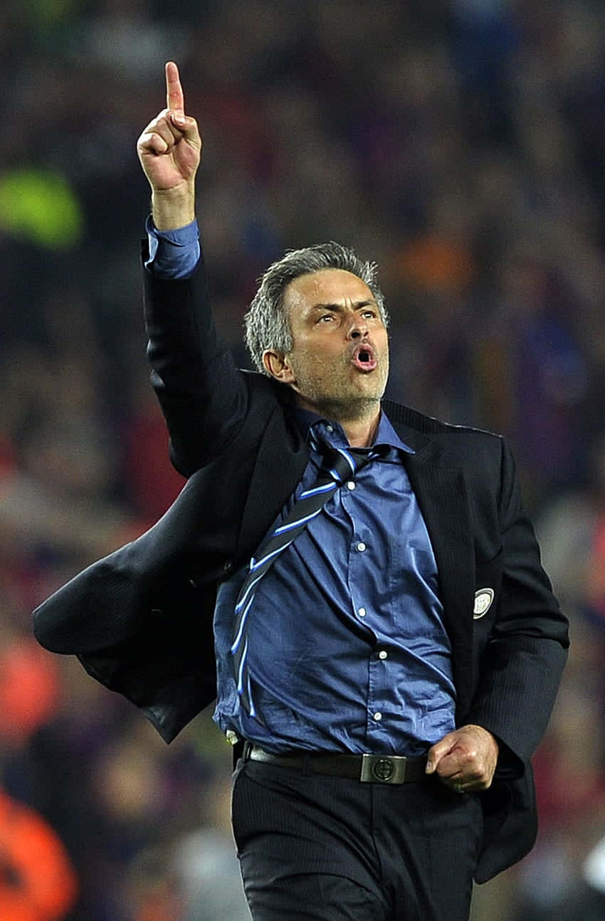 Jose Moutinho, blue shirt, black jacket, HD Phone Wallpaper