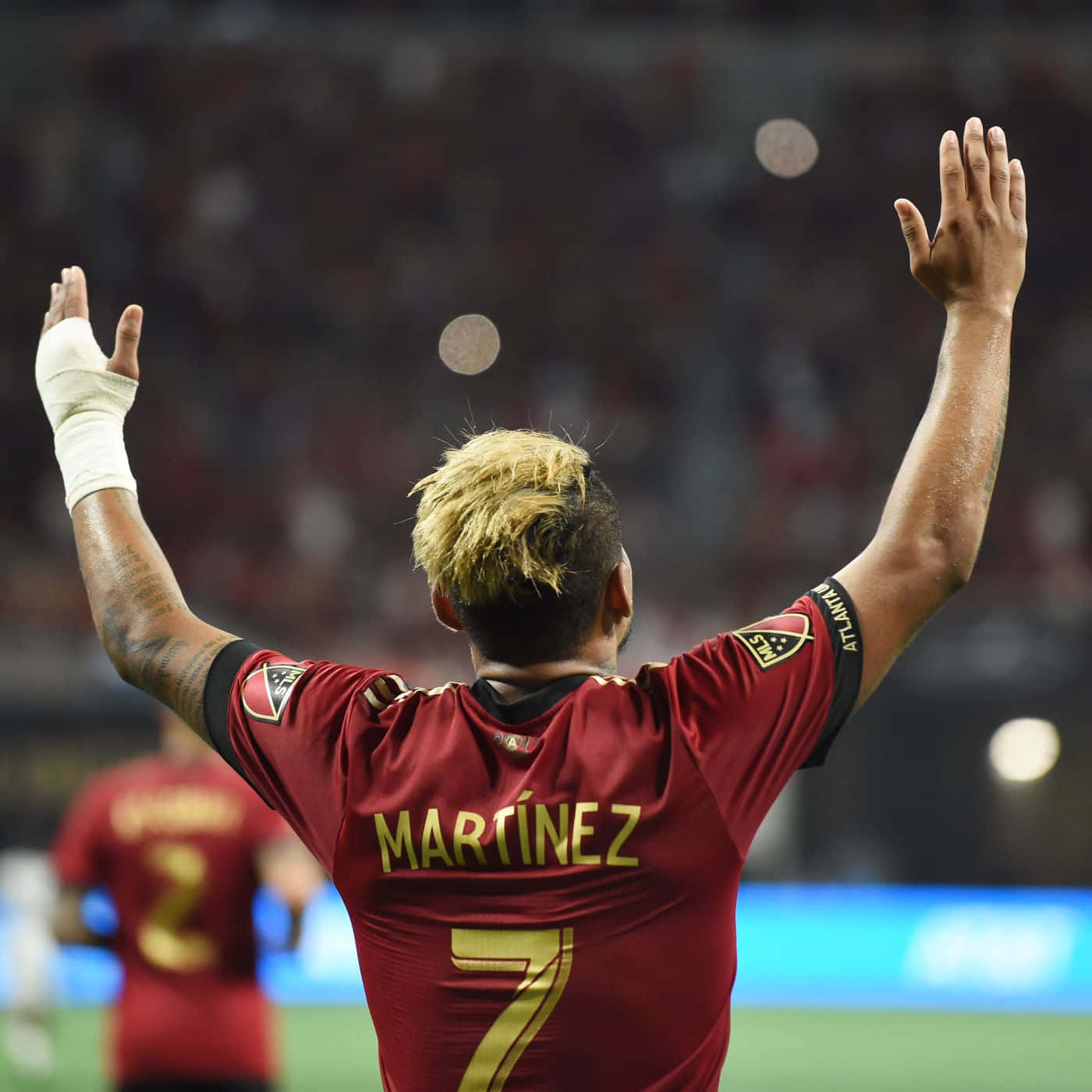 Josef Martinez, red jersey, MARTINEZ, HD Desktop Wallpaper