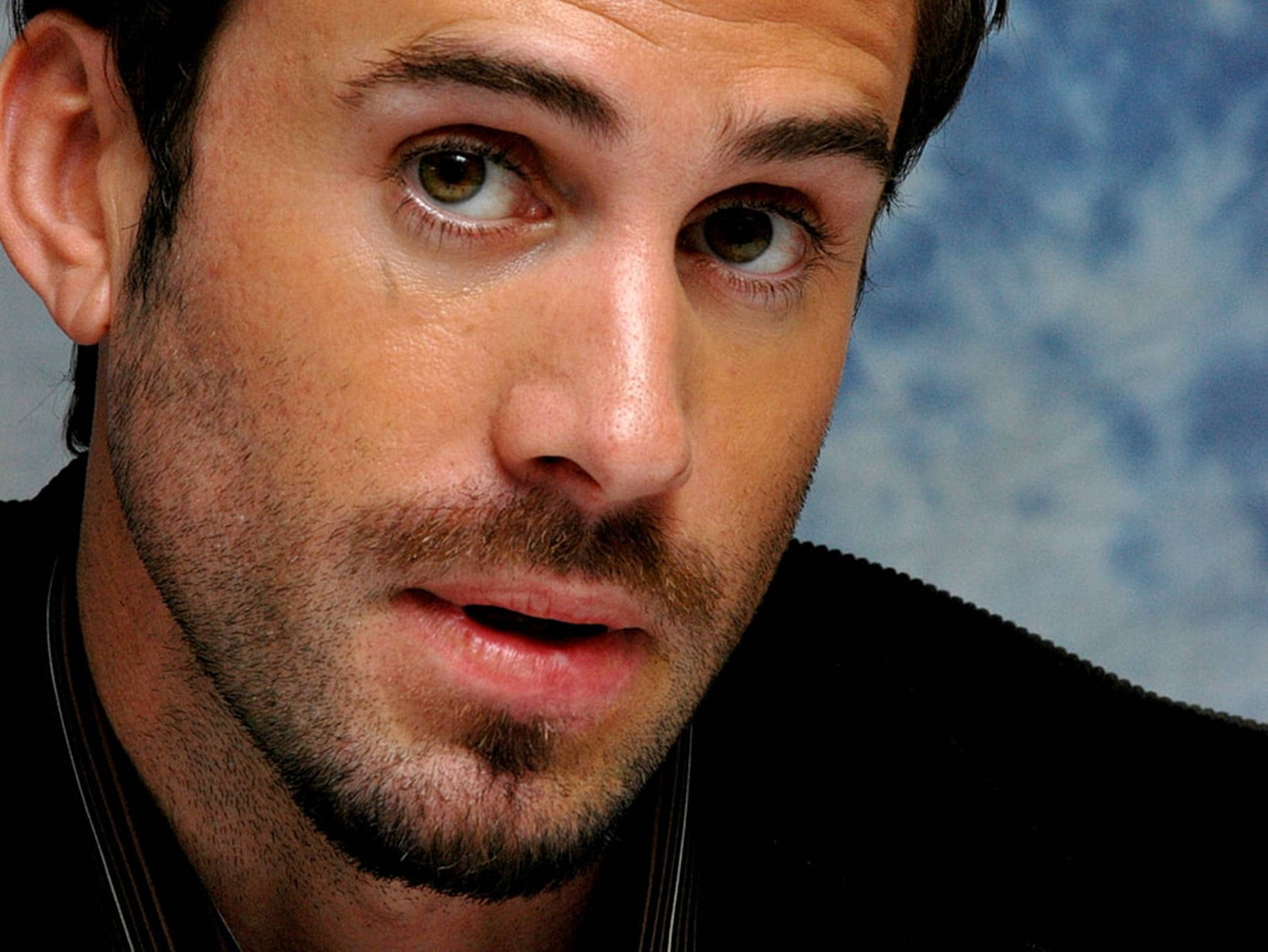 Joseph Fiennes, intense brown eyes, stubble, Full HD Desktop Wallpaper