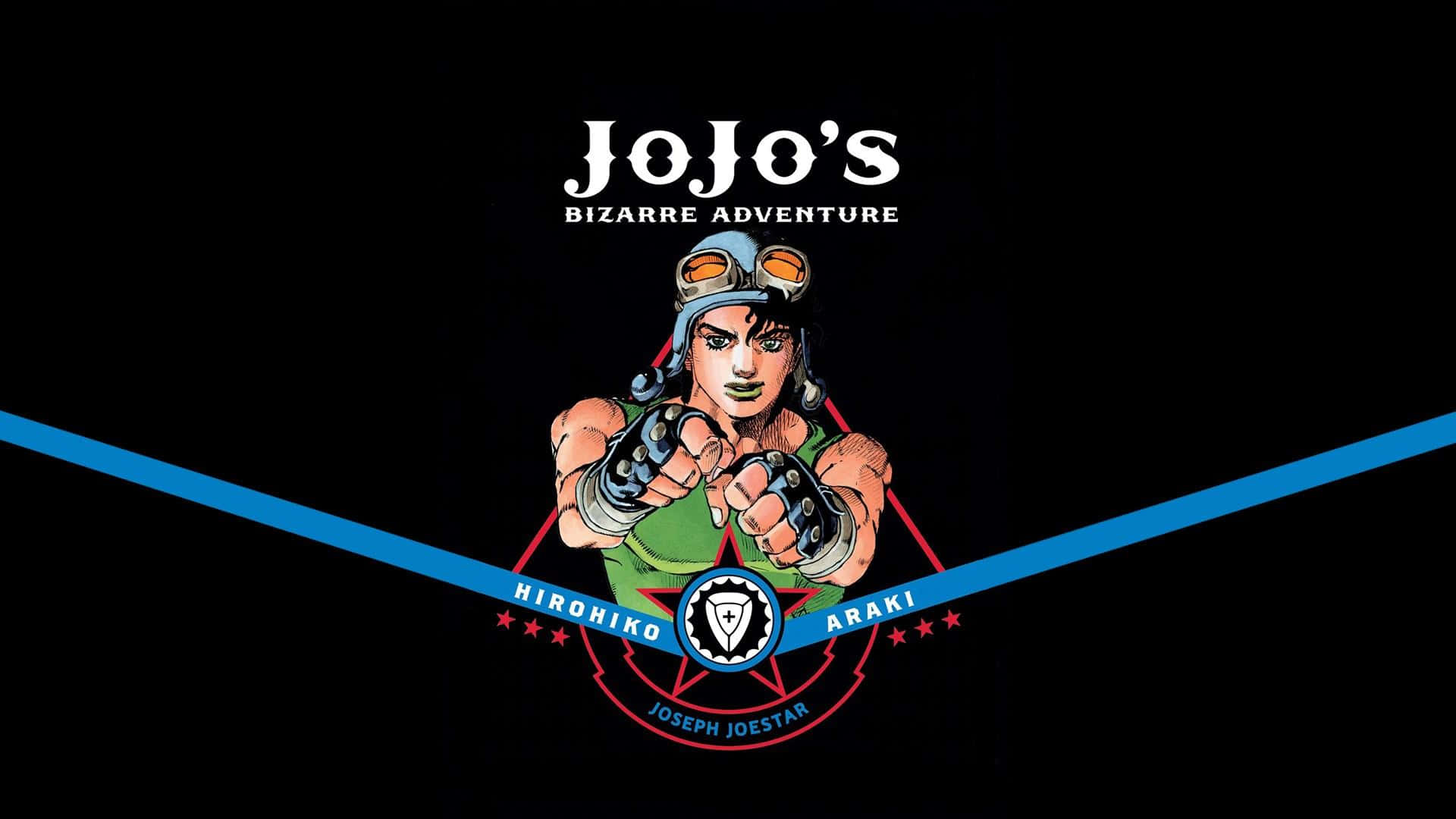 Joseph Joestar, green shirt, goggles, Full HD Desktop Wallpaper