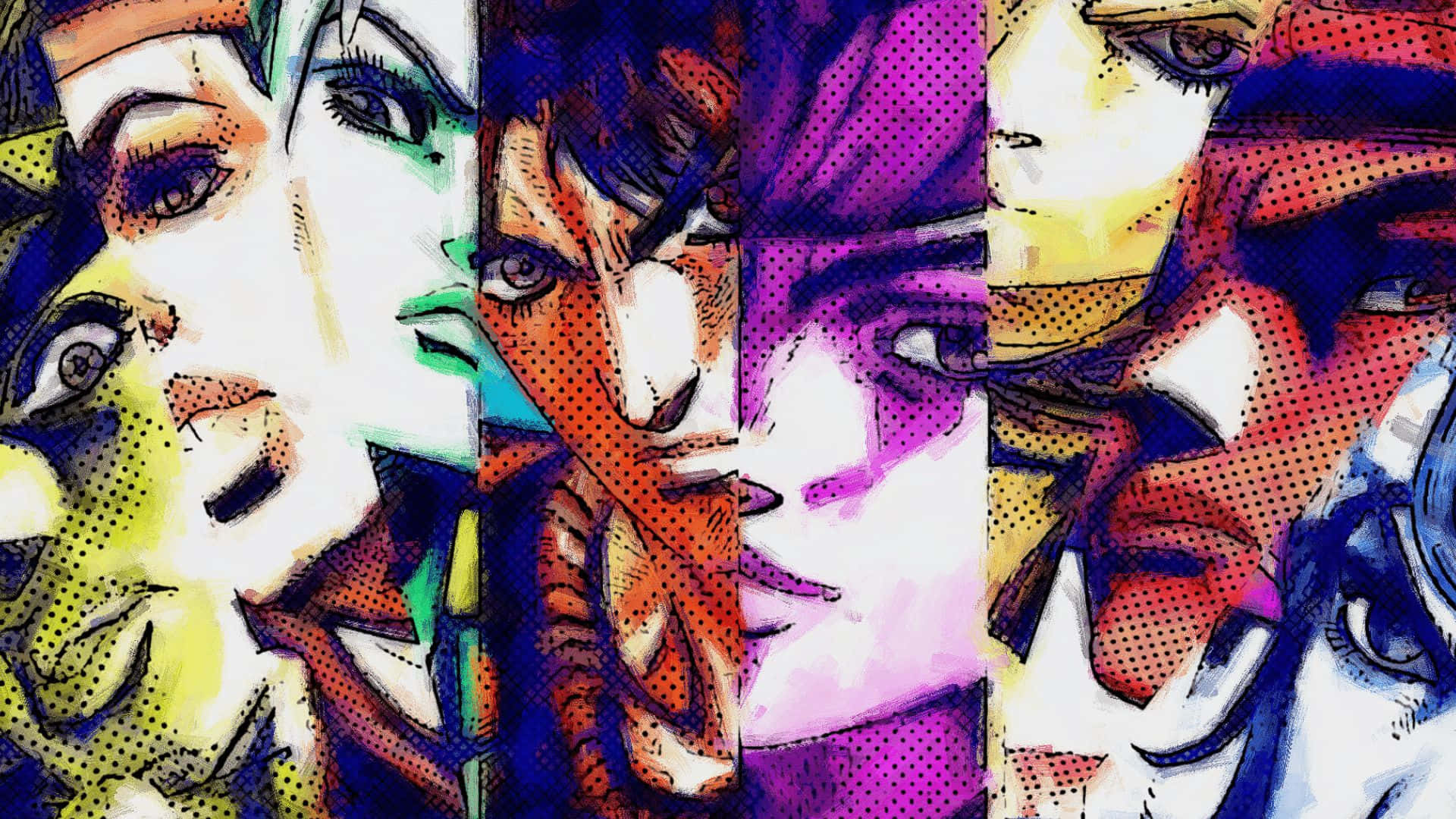 Joseph Joestar, 1920 x 1080, comic-style, Full HD Desktop Wallpaper