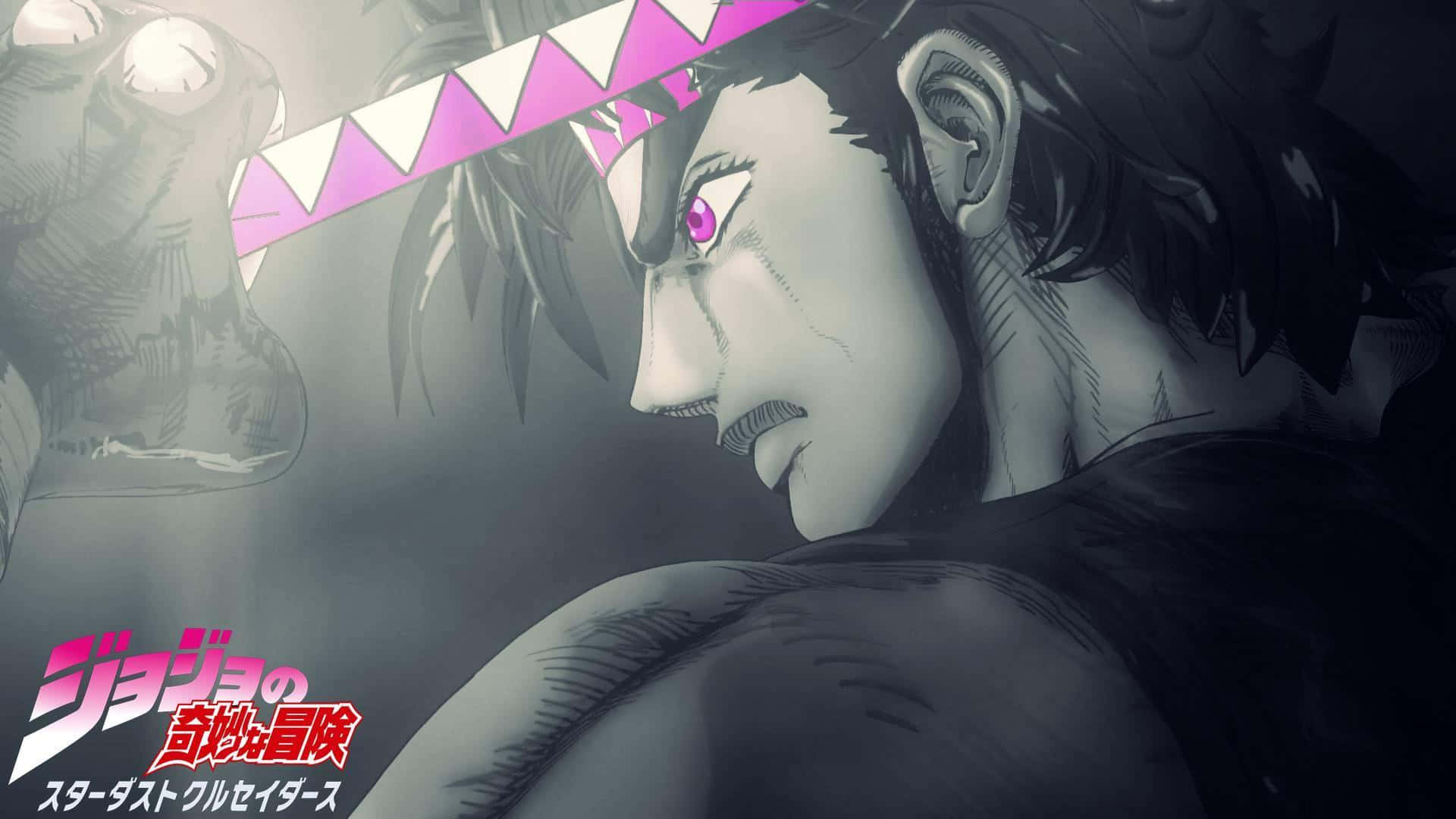 Joseph Joestar, purple eyes, spiked headband, Full HD Desktop Wallpaper