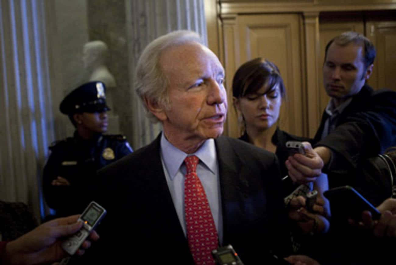 Joseph Lieberman, suit, red tie, HD Desktop Wallpaper