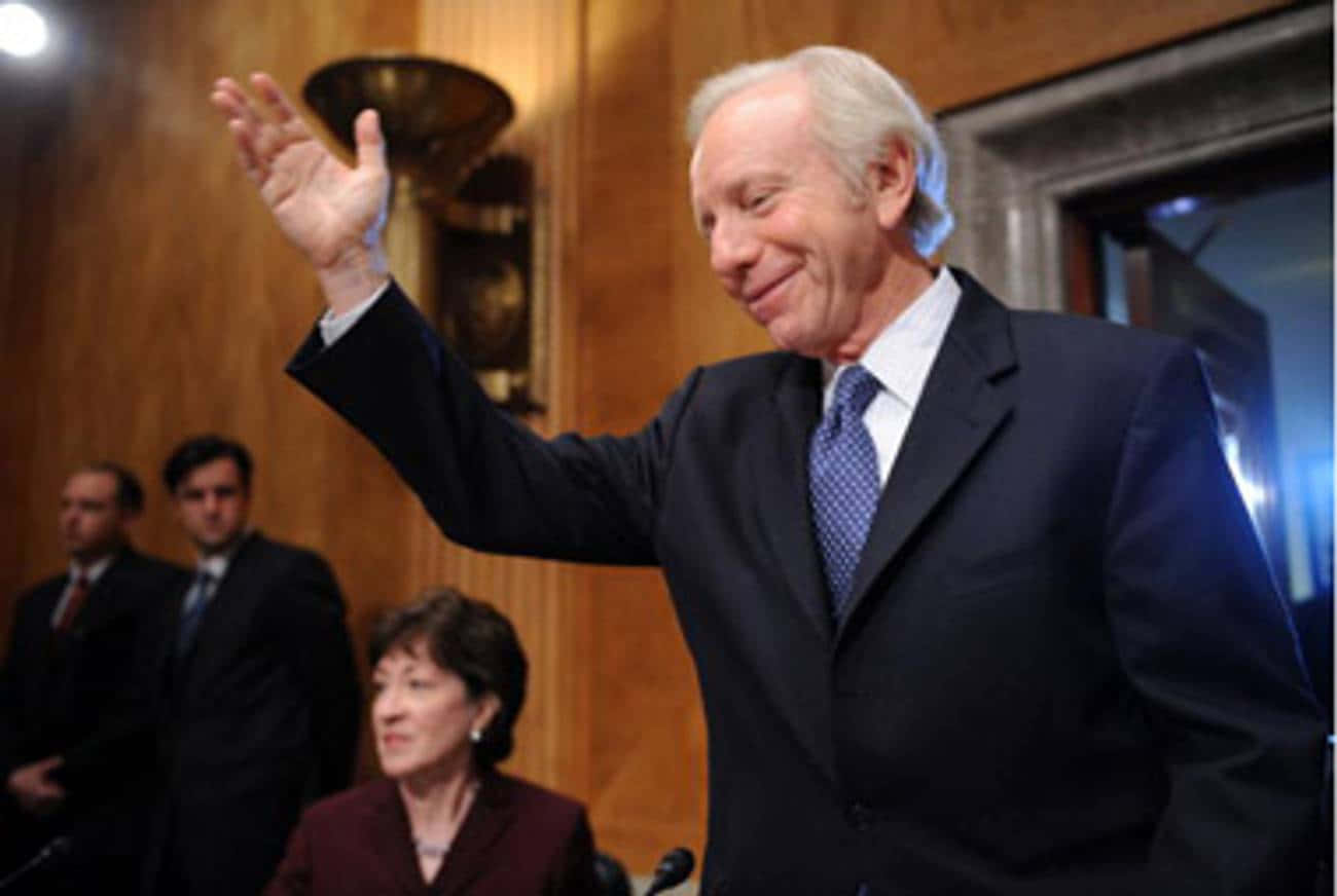 Joseph Lieberman, dark suit, wood-paneled room, HD Desktop Wallpaper