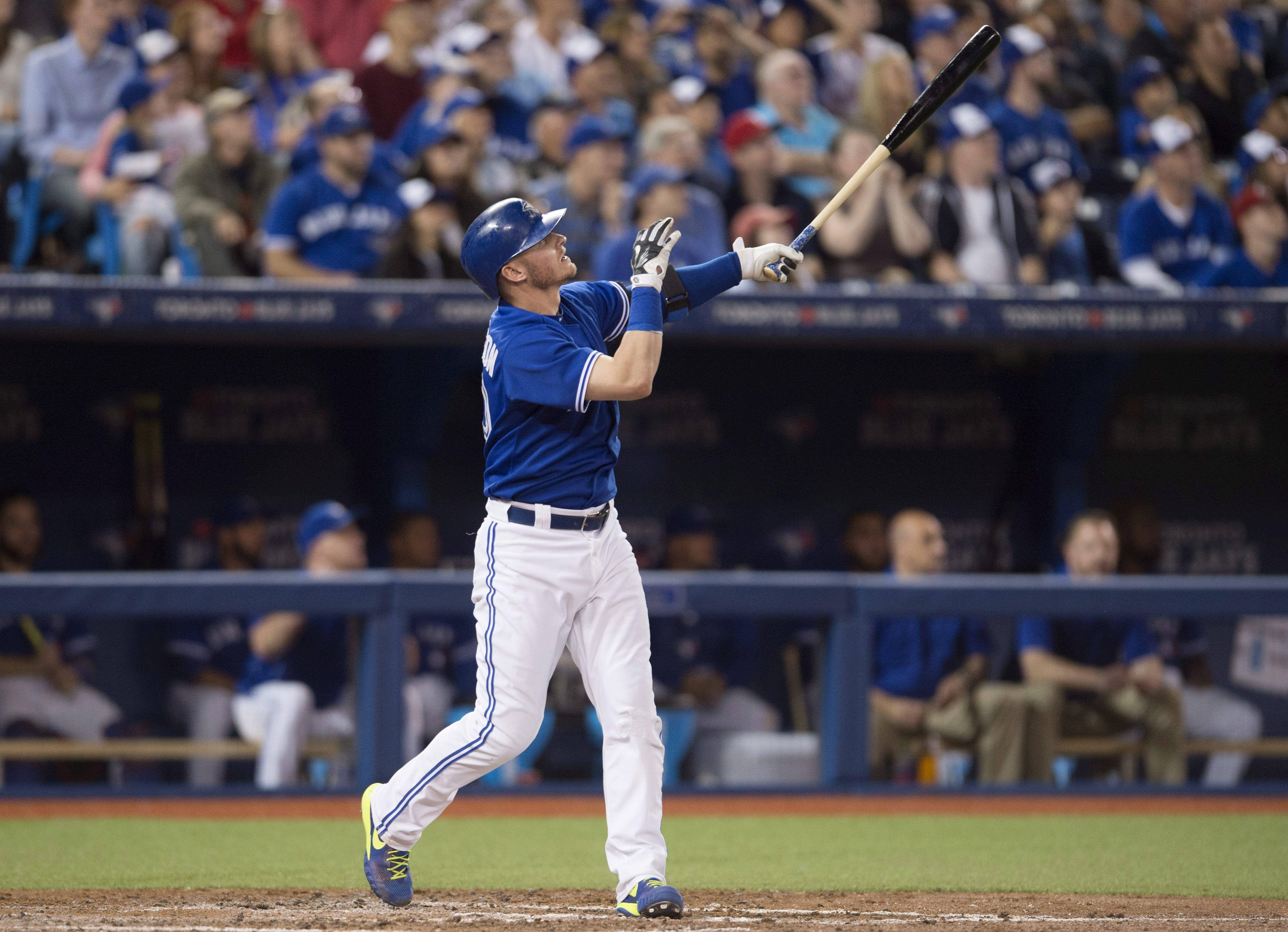 Josh Donaldson, blue uniform, bat, 5K Desktop Wallpaper