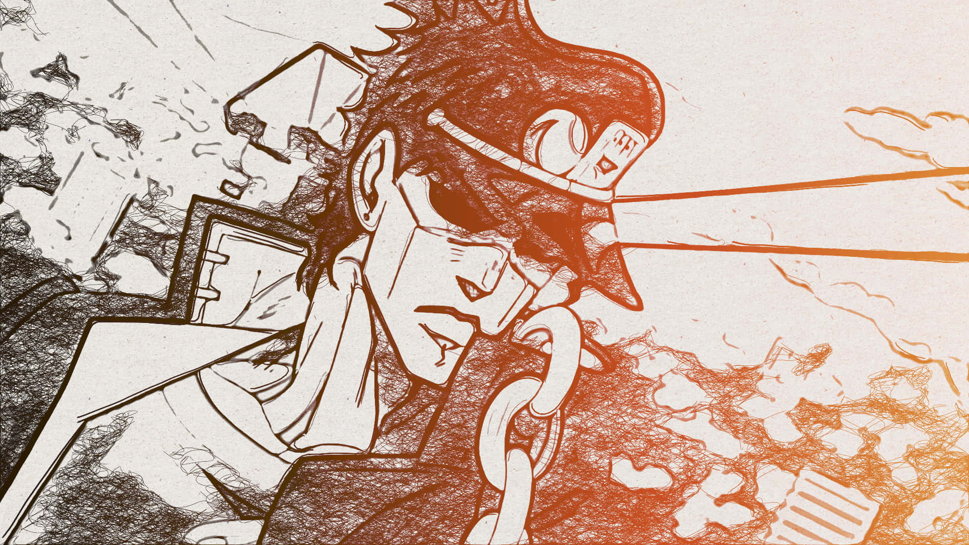 Jotaro Kujo, spiky hair, hat, Full HD Desktop Wallpaper