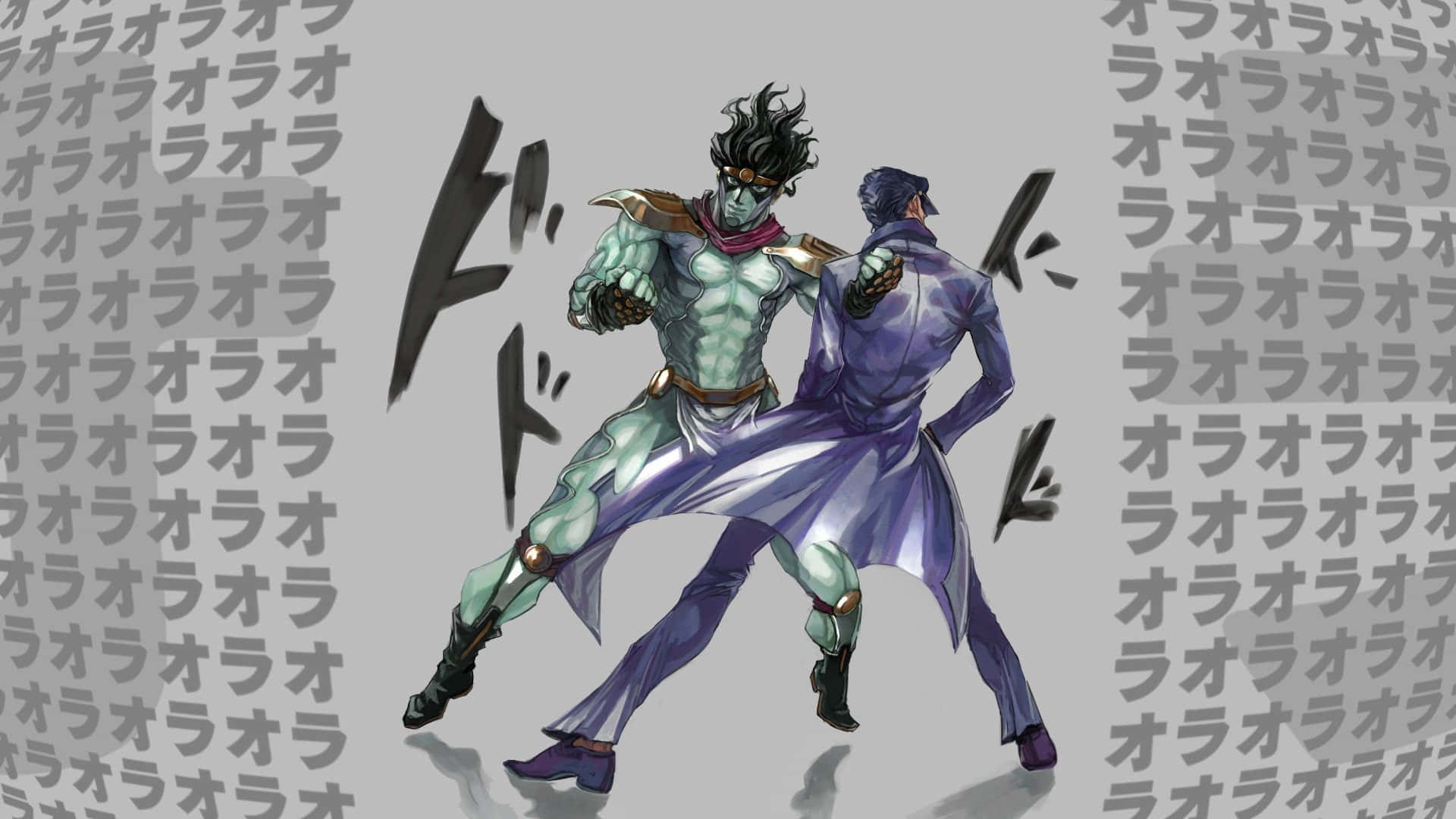 Jotaro Kujo, iconic hat, jacket, Full HD Desktop Wallpaper