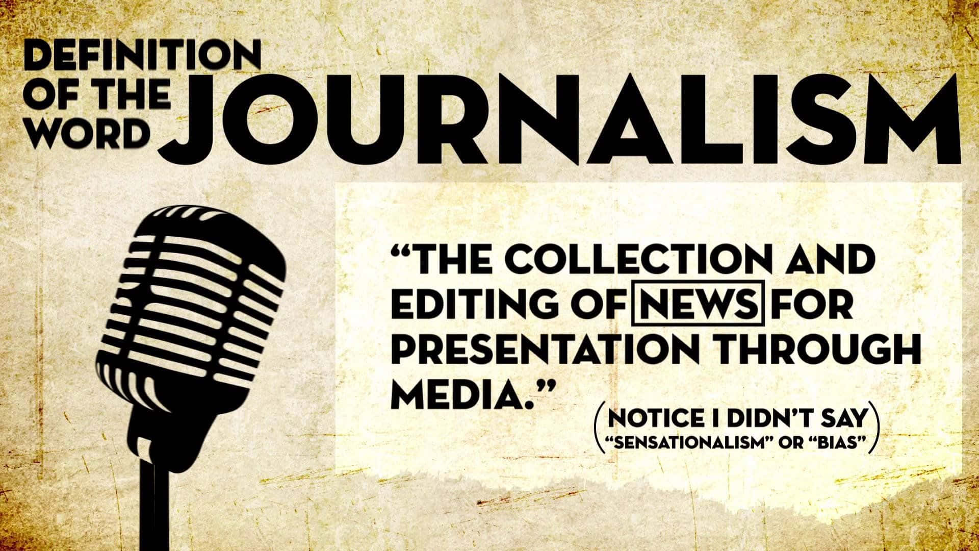 vintage microphone, bold text, news collection, Full HD Desktop Wallpaper