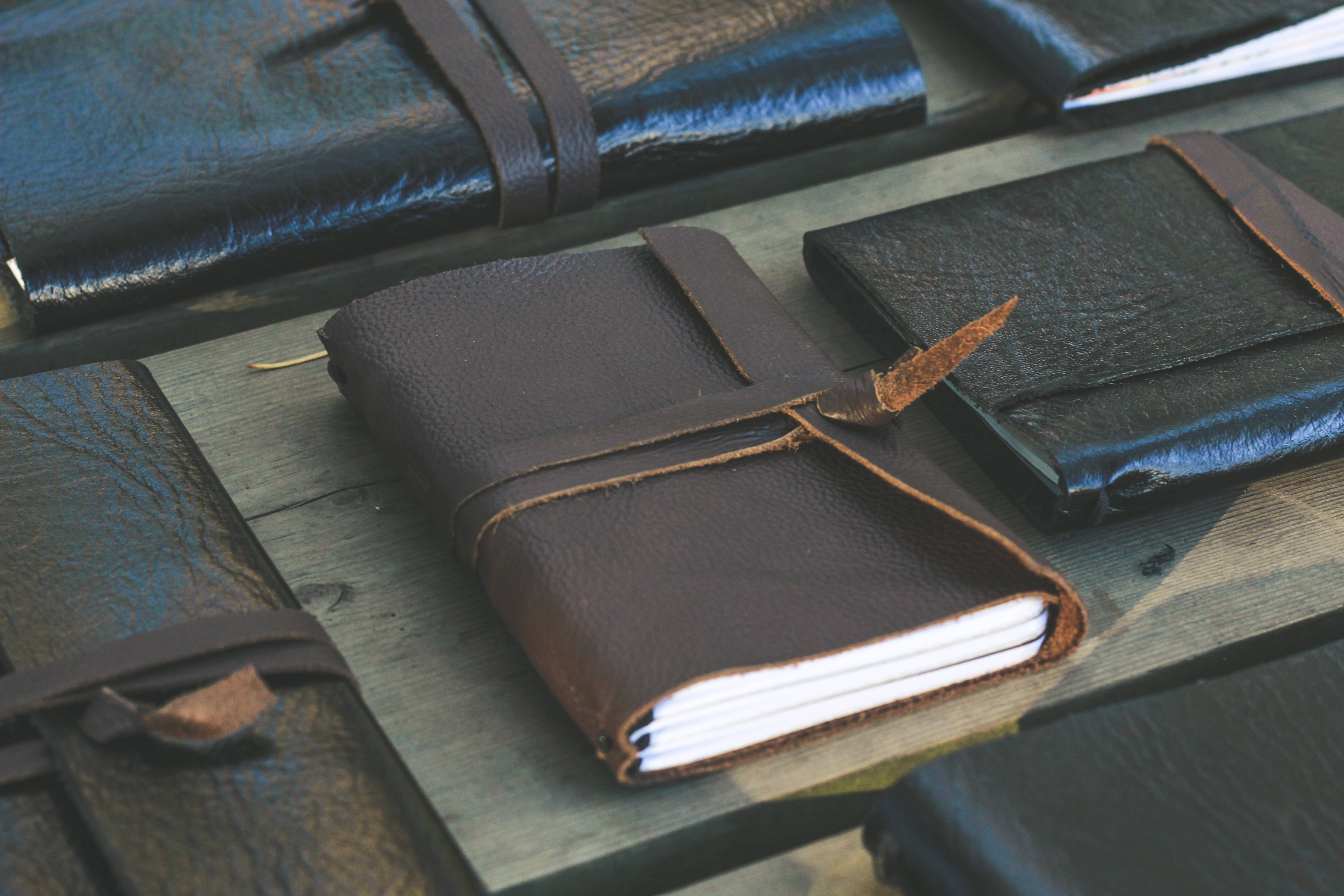 leather cover, handcrafted leather journals, visible stitching, 5K Desktop Wallpaper
