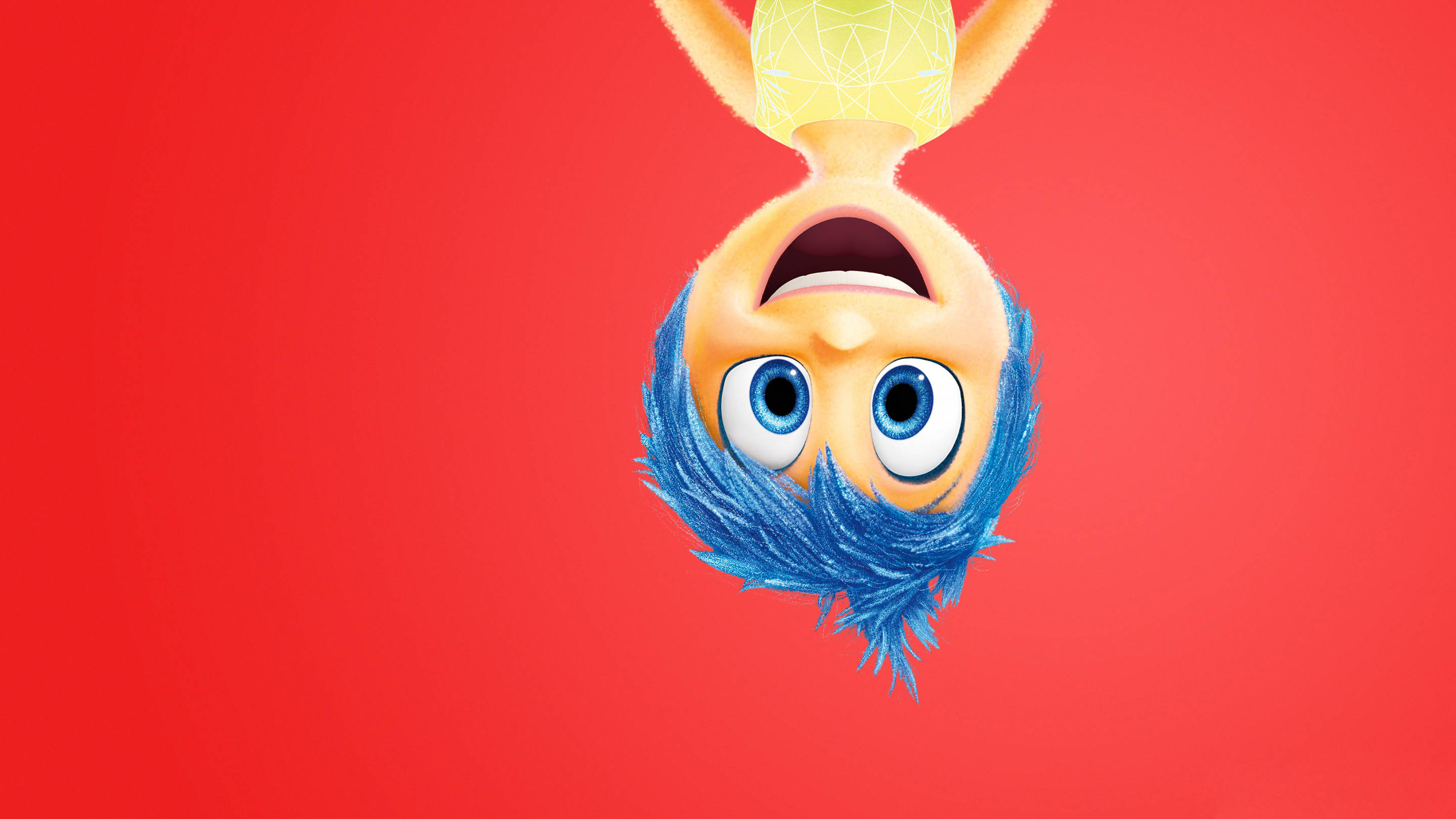 Joy, Inside Out, blue hair, 2K Desktop Wallpaper