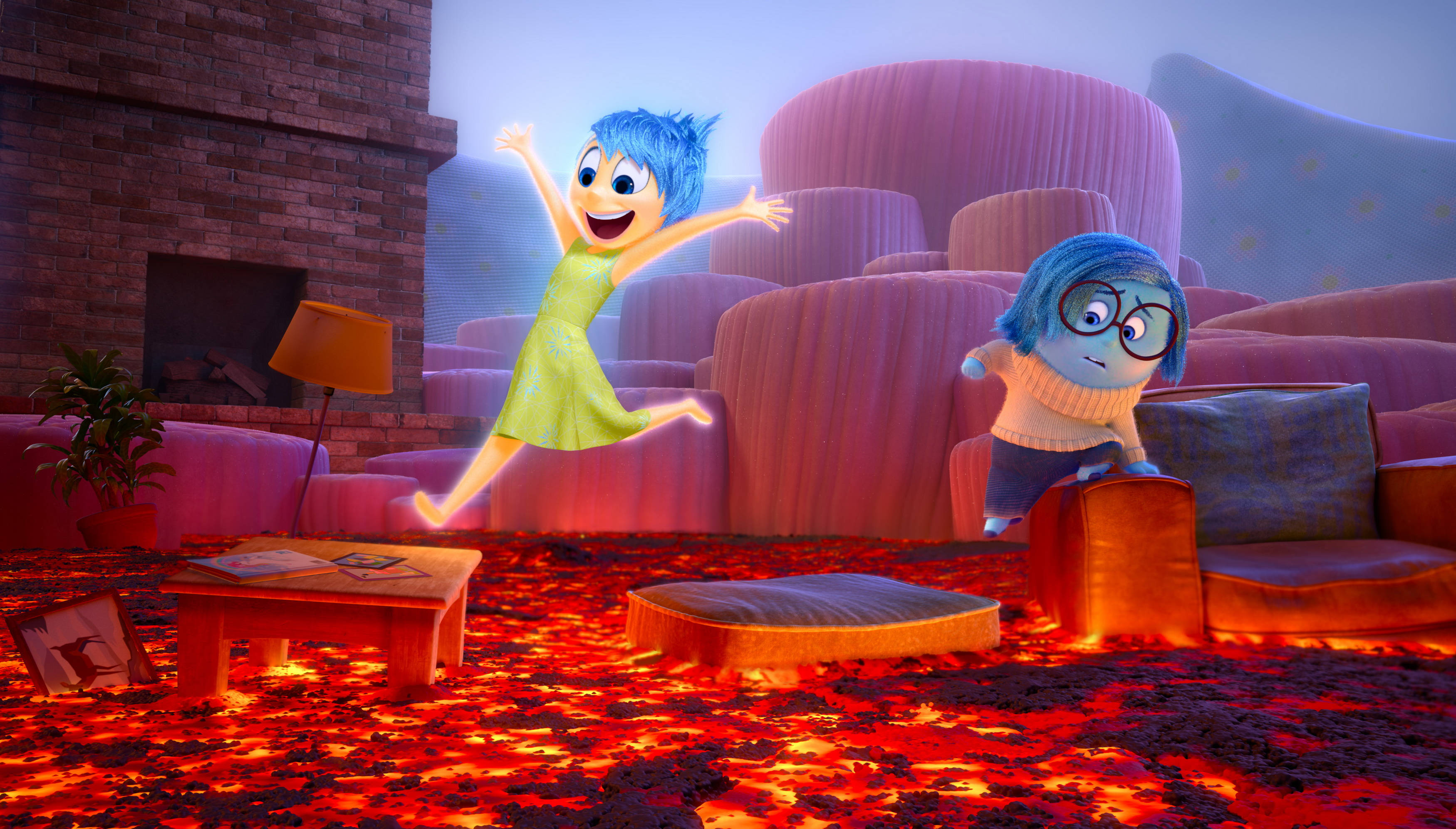 Joy, Sadness, Inside Out, 2K Desktop Wallpaper