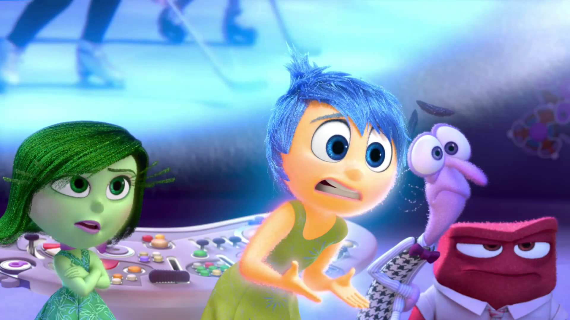 Joy, Inside Out, emotion characters, Full HD Desktop Wallpaper