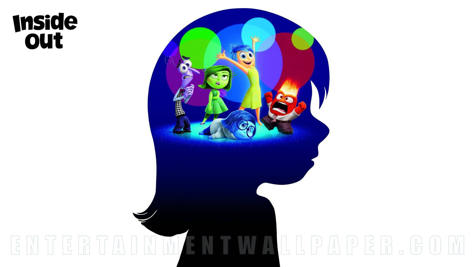 Inside Out, Joy, Sadness, Full HD Desktop Wallpaper