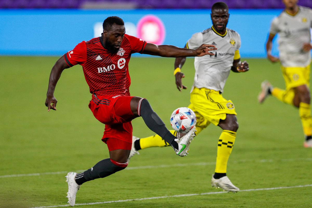 Jozy Altidore, red, yellow, SD Desktop Wallpaper