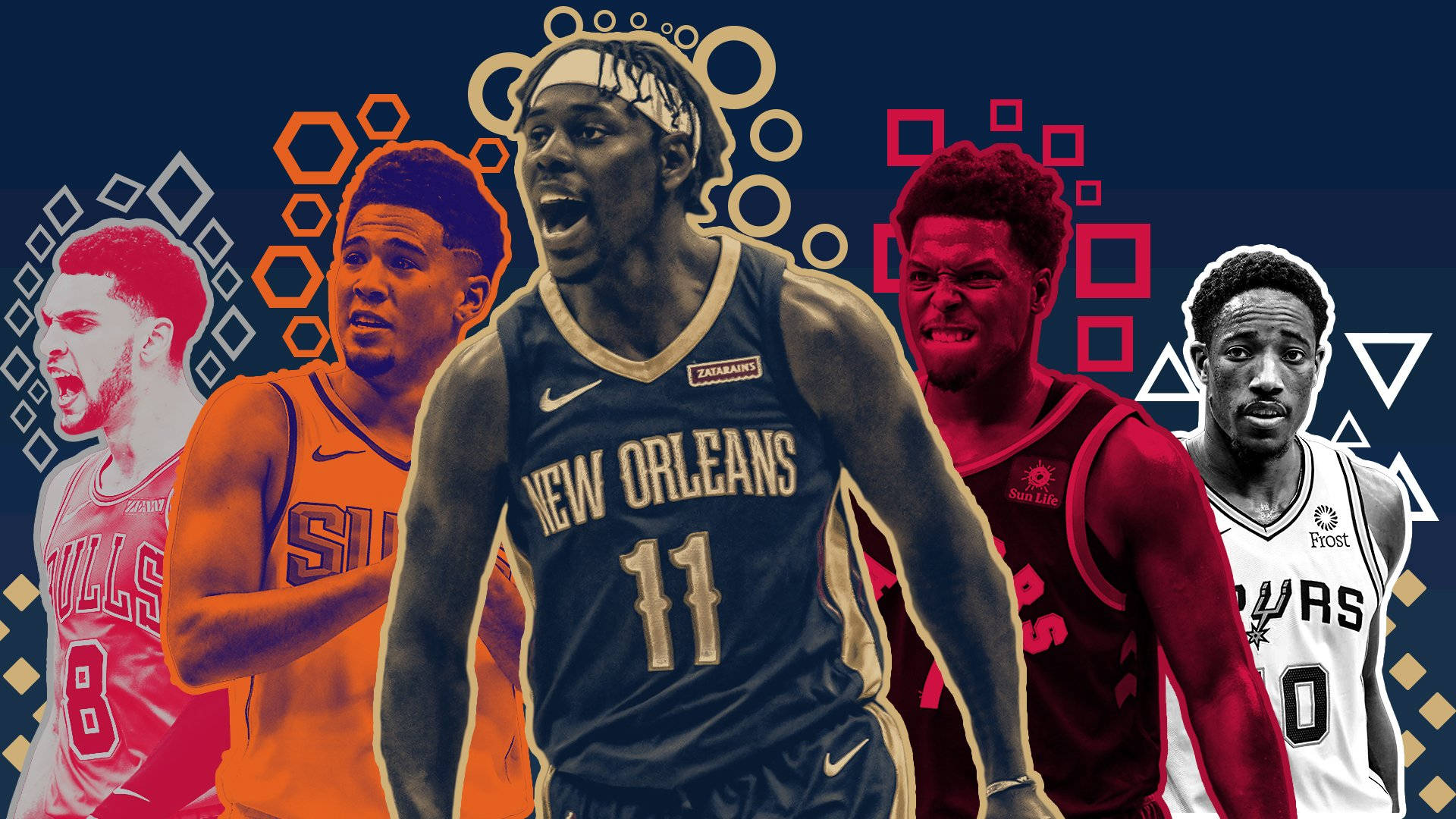 Jrue Holiday, basketball players, team jerseys, Full HD Desktop Wallpaper
