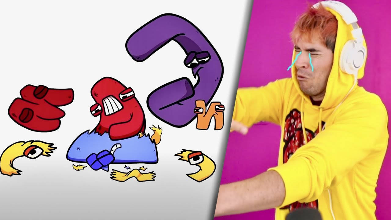 Juegagerman, yellow hoodie, cartoon characters, HD Desktop Wallpaper
