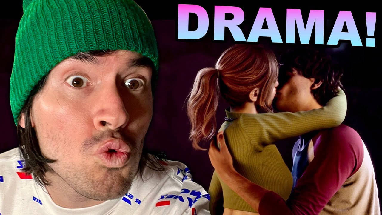 Juegagerman, green beanie, digital couple, HD Desktop Wallpaper