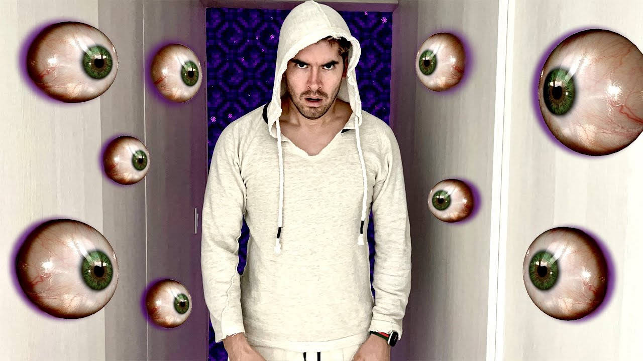 Juegagerman, eyeballs, white hoodie, HD Desktop Wallpaper