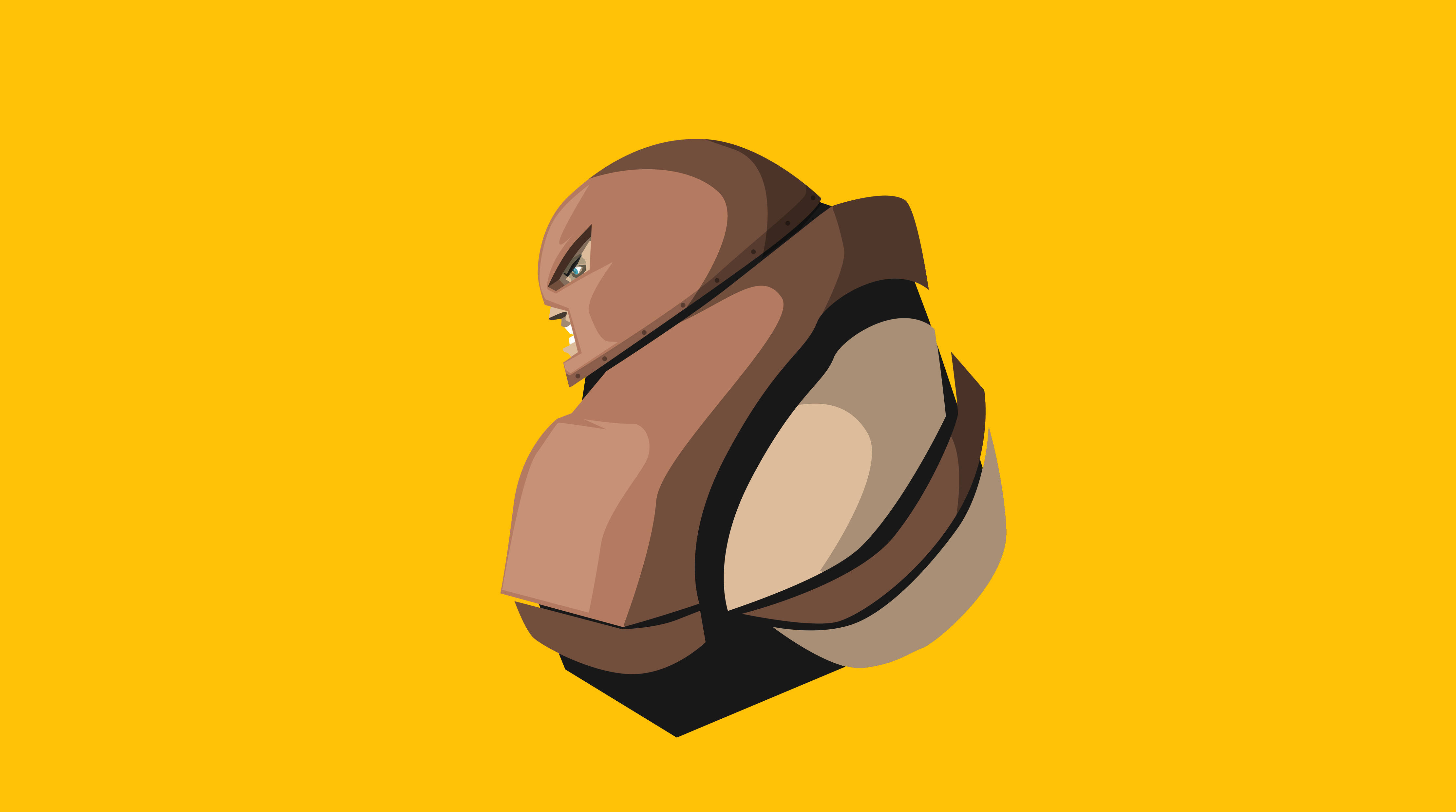 Juggernaut, vector art, cartoon character, 4K Desktop Wallpaper