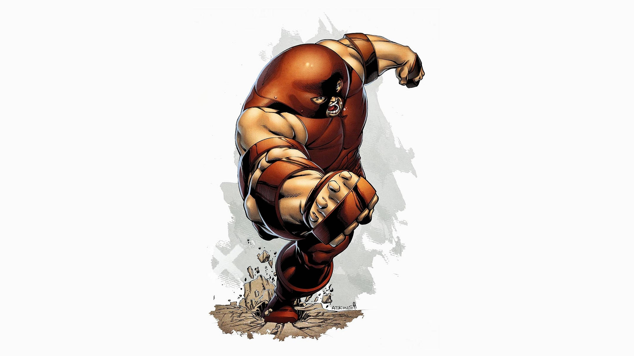 Juggernaut, red-suited, superhero, Full HD Desktop Wallpaper