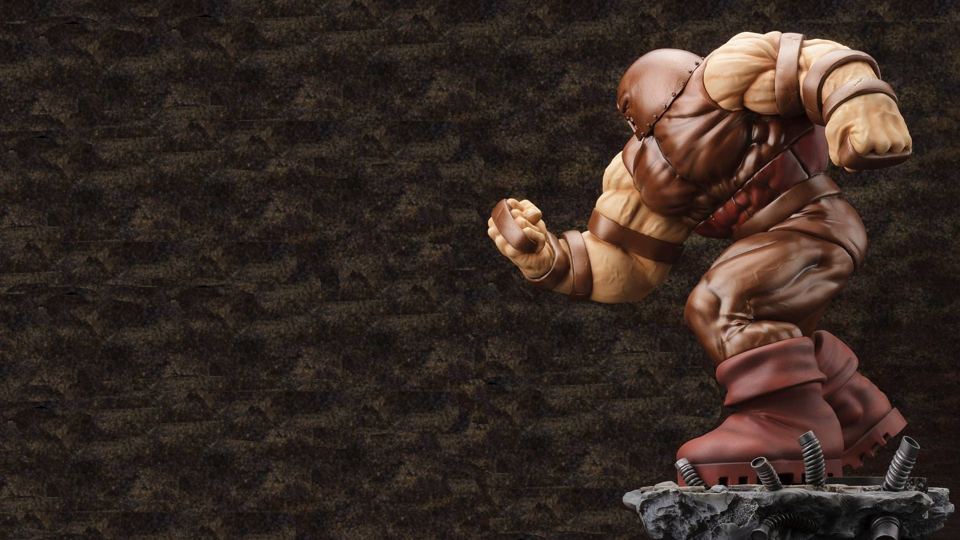 Juggernaut, brown leather armor, rocky pedestal, Full HD Desktop Wallpaper