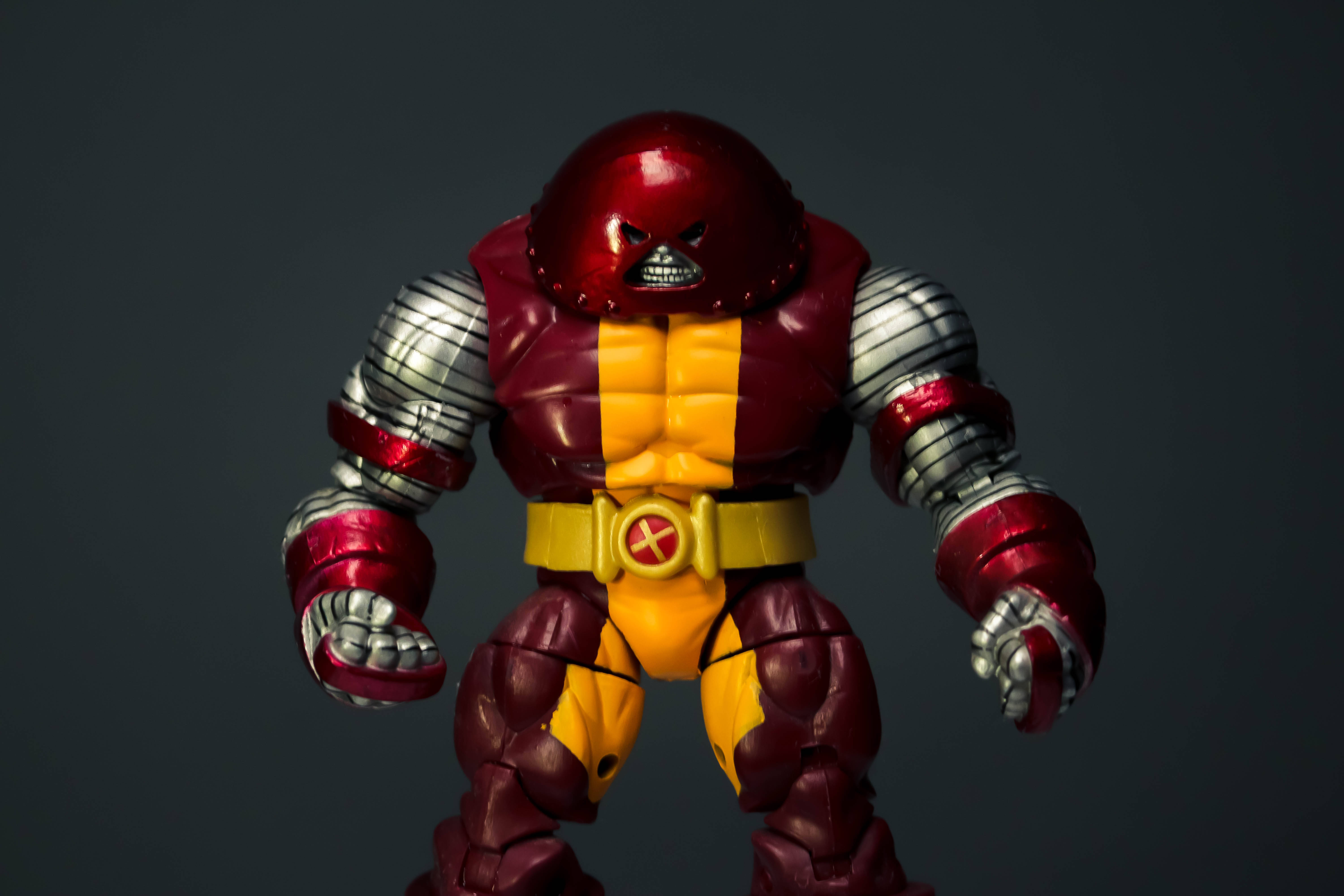 Juggernaut, red yellow armor, skull face, 5K Desktop Wallpaper