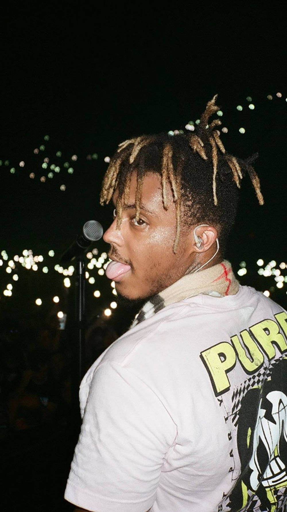 Juice Wrld, dreadlocks, night, HD Phone Wallpaper