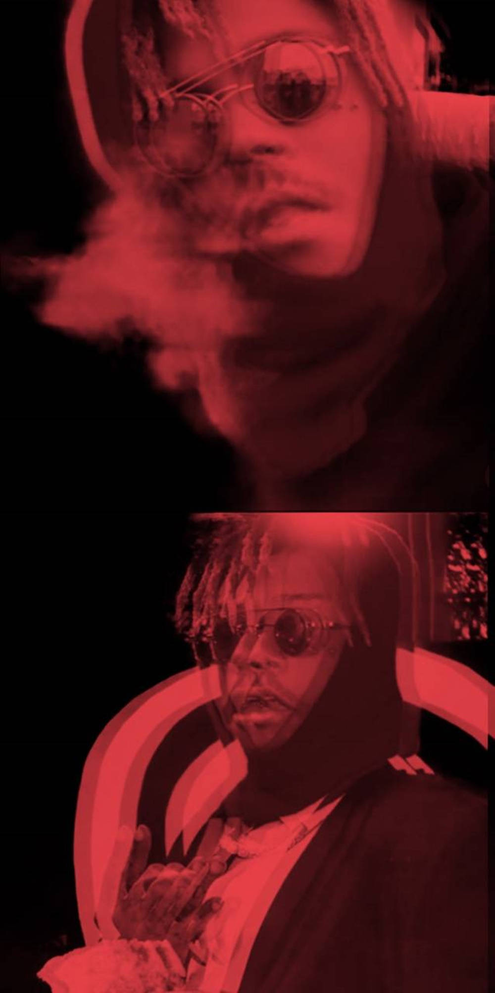 Juice Wrld, dreadlocks, sunglasses, Full HD Phone Wallpaper