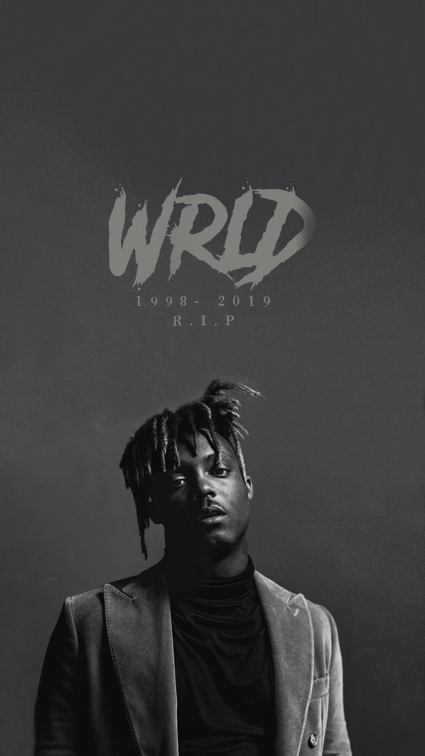 Juice Wrld, WRLD 1998-2019 R.I.P., dreadlocks, 2K Phone Wallpaper
