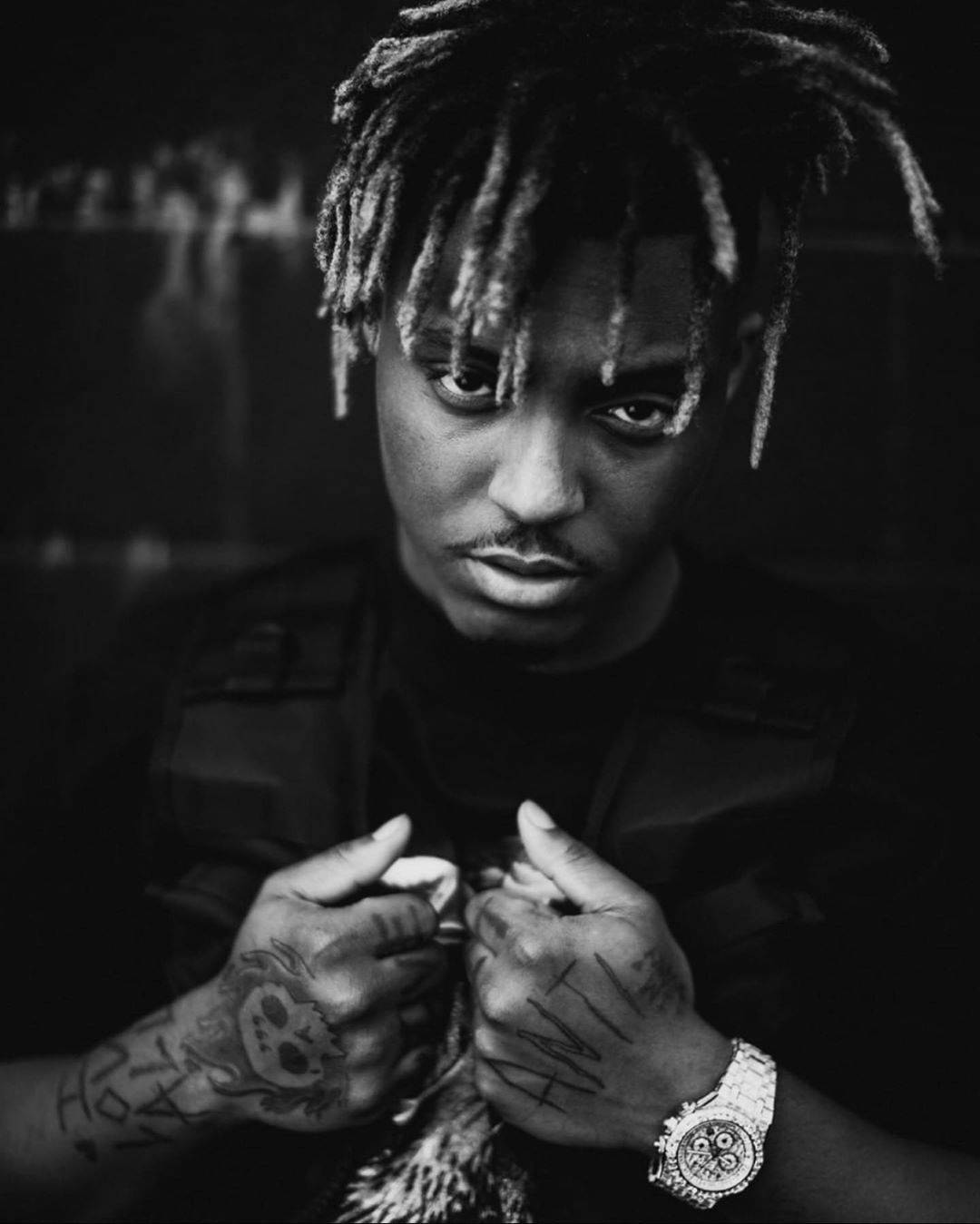 Juice Wrld, dreadlocks, tattoos, HD Phone Wallpaper