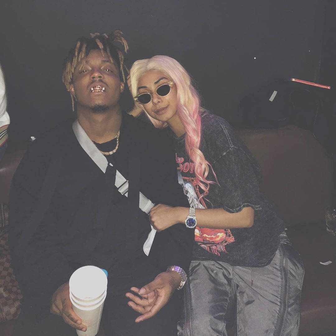 Juice WRLD, Ally, pink hair, SD Desktop Wallpaper