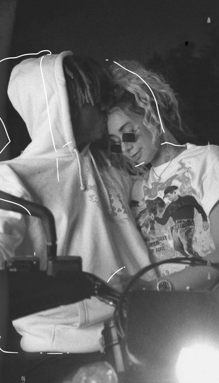 Juice Wrld And Ally, motorcycle, night, HD Phone Wallpaper