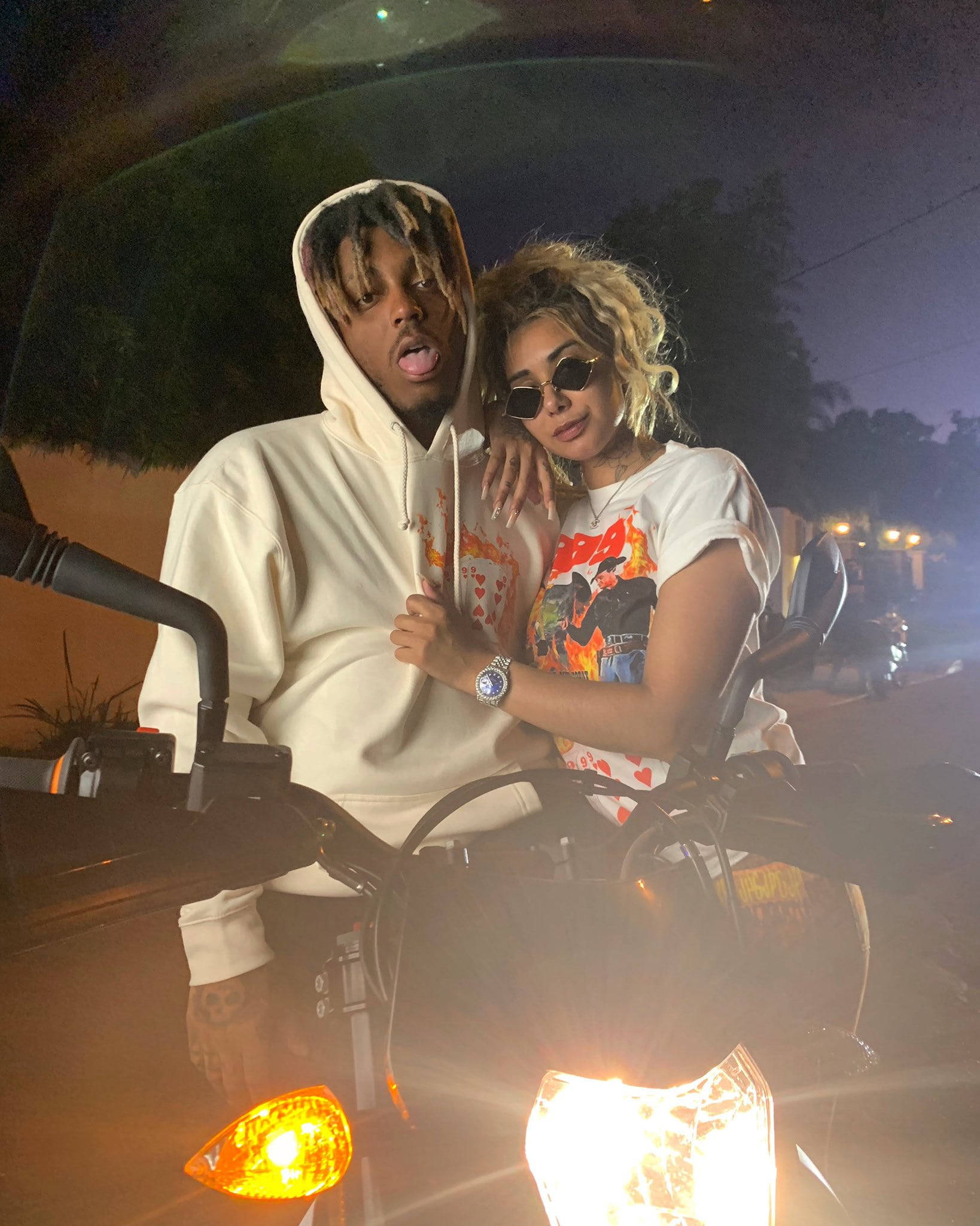 Juice WRLD, Ally, motorcycle, Full HD Phone Wallpaper