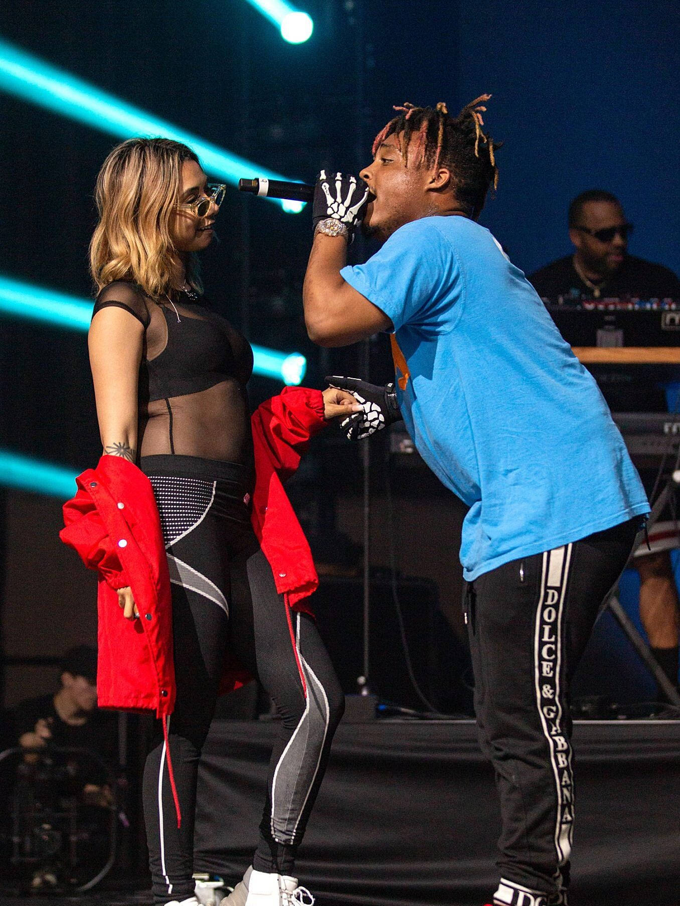 Juice WRLD, Ally, blue shirt, HD Phone Wallpaper