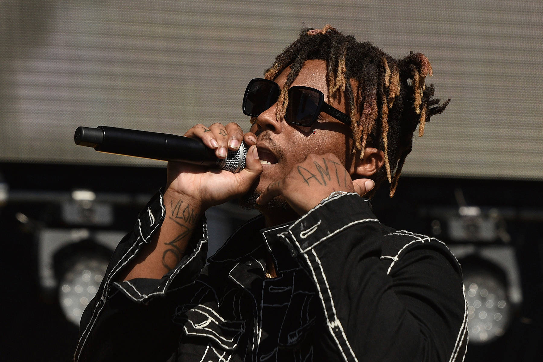 Juice Wrld, dreadlocks, sunglasses, HD Desktop Wallpaper