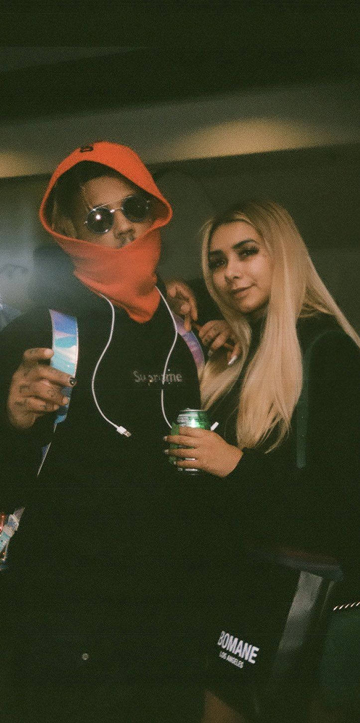 Juice Wrld, Ally, orange hoodie, HD Phone Wallpaper