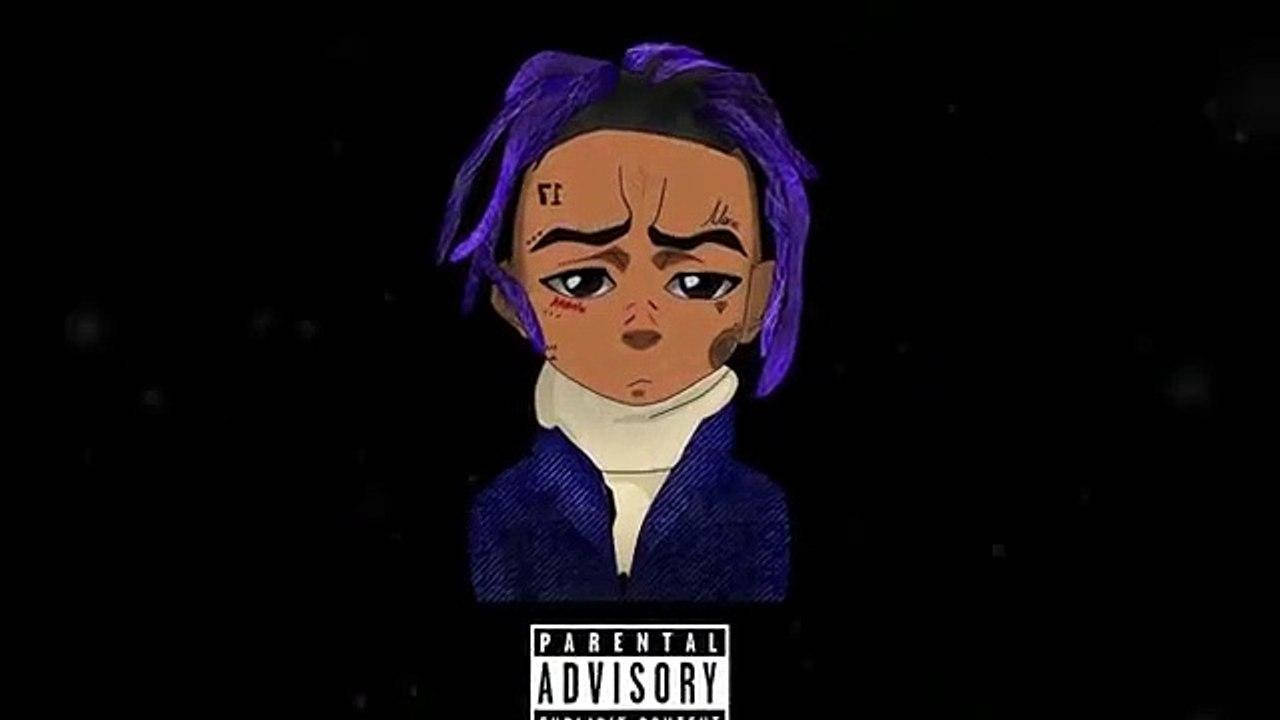 Juice Wrld, anime character, purple hair, HD Desktop Wallpaper
