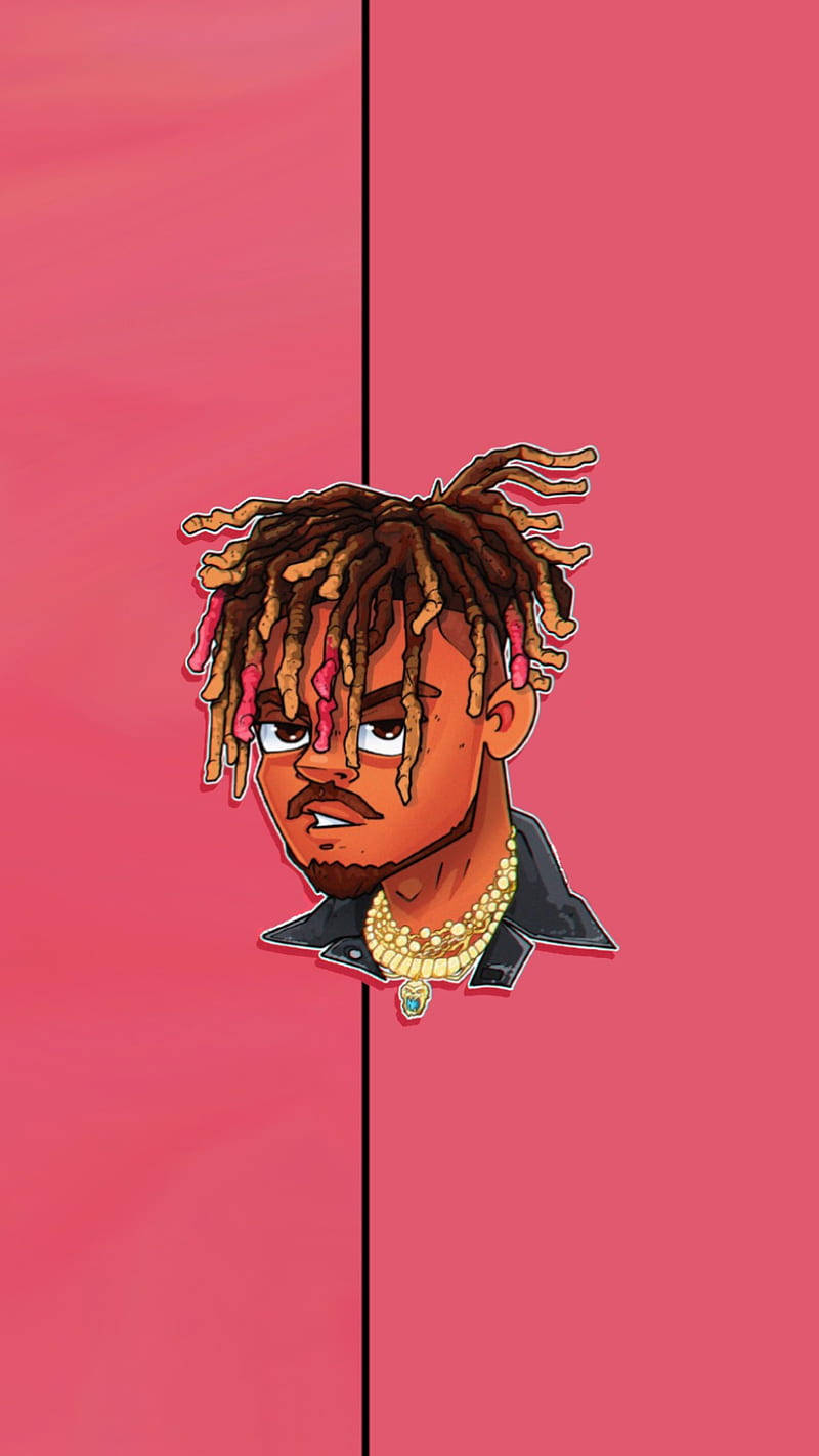 Juice Wrld, dreadlocks, gold chains, HD Phone Wallpaper
