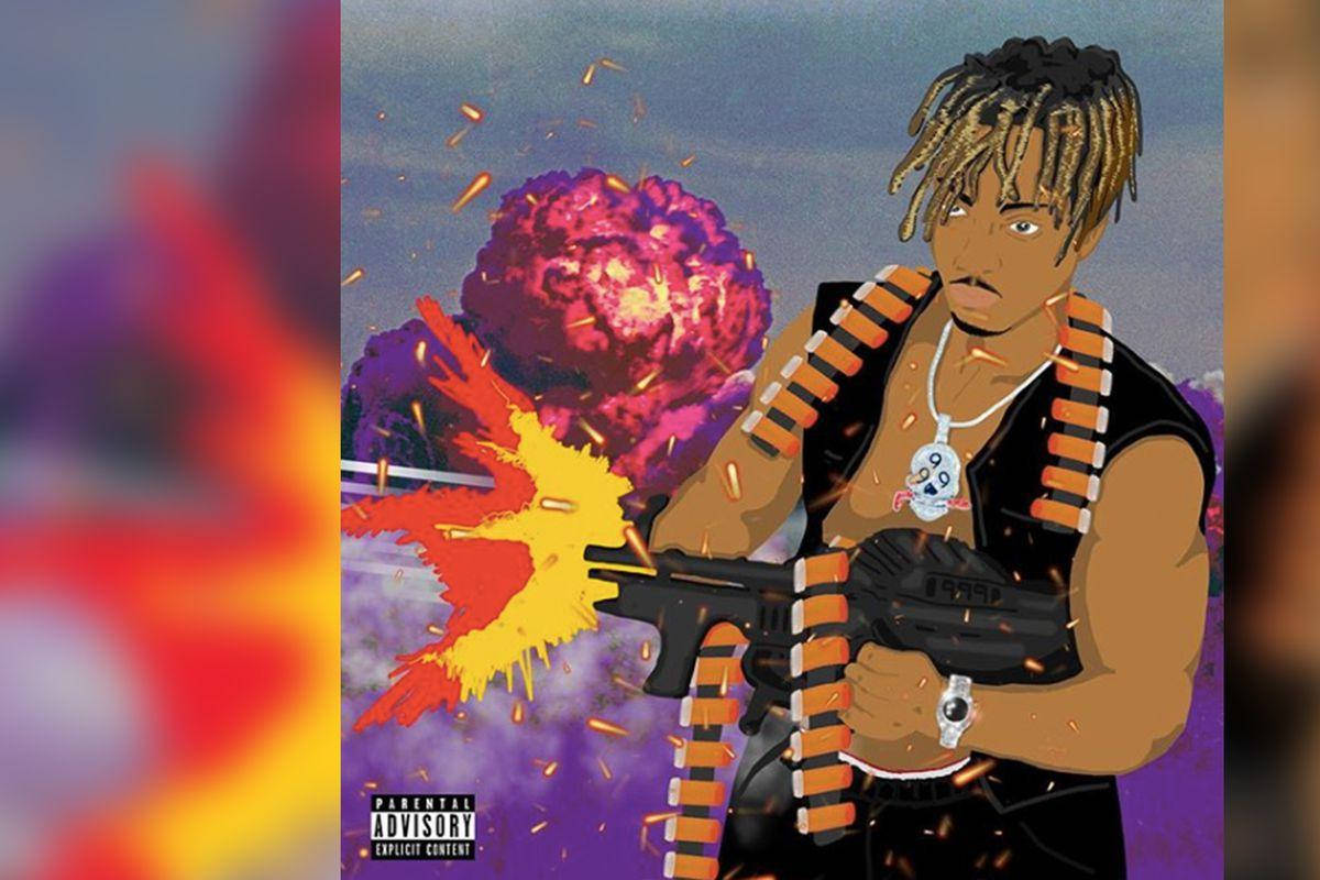 Juice Wrld, cartoon, dreadlocks, SD Desktop Wallpaper
