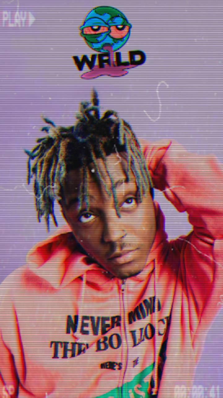 Juice Wrld, dreadlocks, pink hoodie, HD Phone Wallpaper