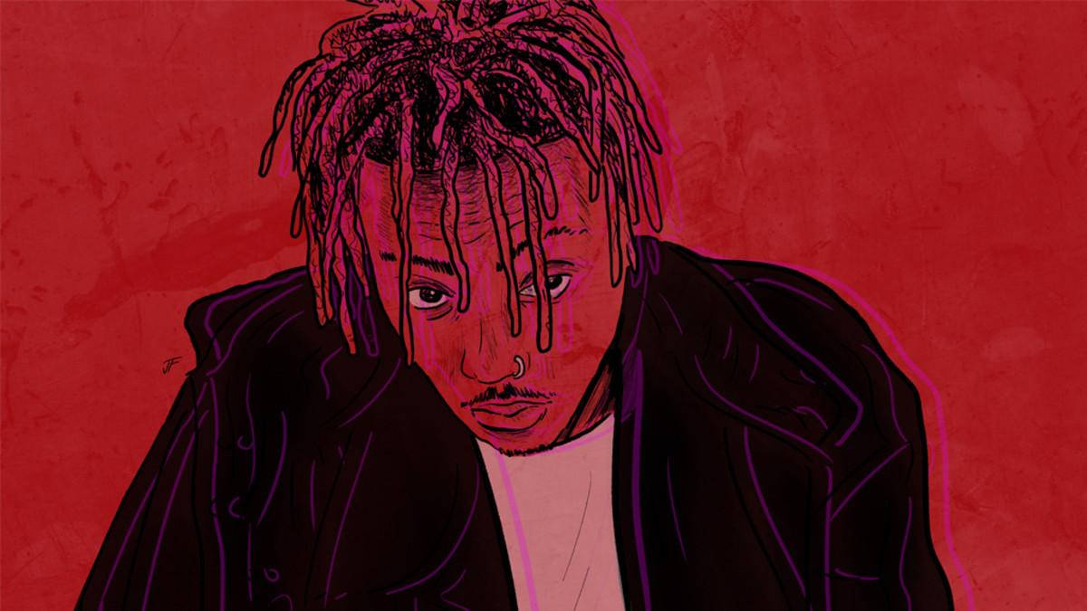 Juice Wrld, dreadlocks, nose ring, SD Desktop Wallpaper
