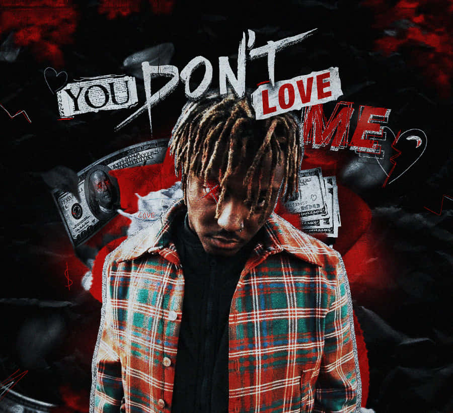 Juice Wrld, dreadlocks, plaid shirt, SD Desktop Wallpaper