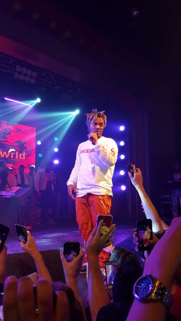 Juice Wrld, dreadlocks, mic, HD Phone Wallpaper