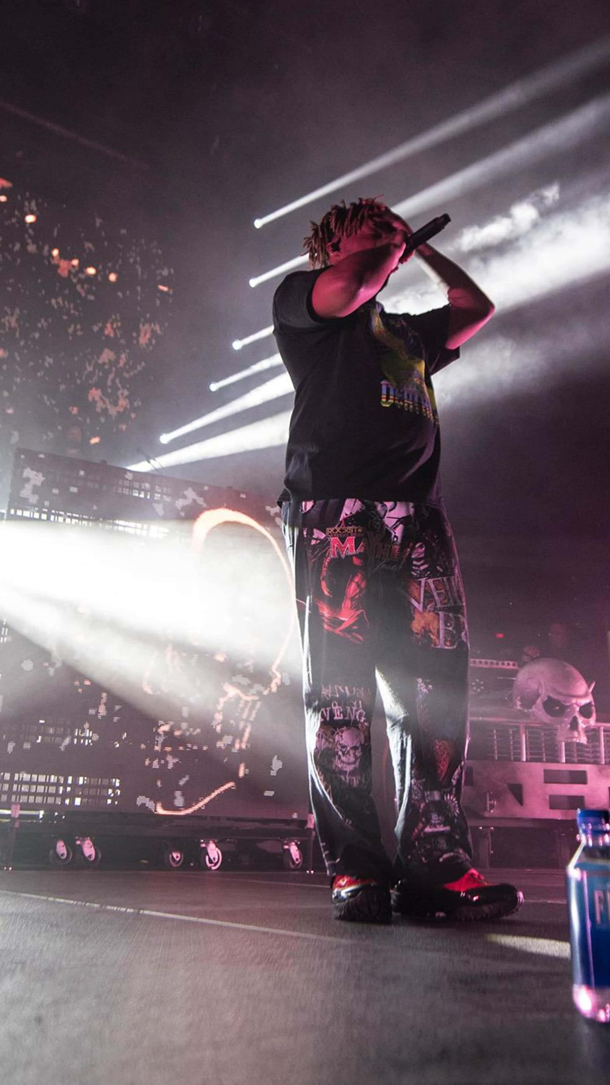 Juice Wrld, concert, stage, 2K Phone Wallpaper