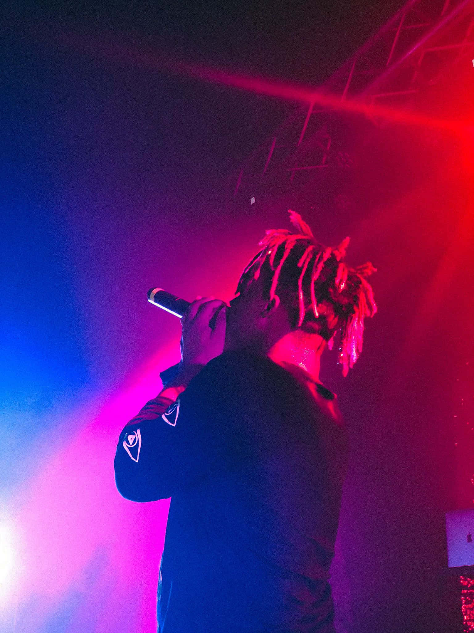 Juice WRLD, concert, dreadlocks, Full HD Phone Wallpaper